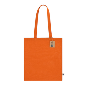 Shopper cotone personalizzate JAMAL FAIRTRADE MKT21615 - Arancio