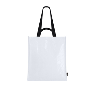 Shopper in pp-woven riciclato laminato personalizzata SAYON MKT21622 - Bianco