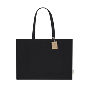 Borsa della spesa riutilizzabile LILAN, personalizzabile MKT21652 - Nero