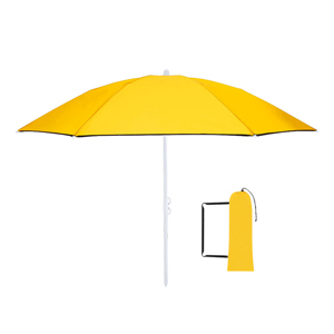 Ombrellone da spiaggia personalizzato, pieghevole MISARYA MKT21677 - Giallo