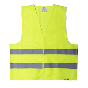 Gilet alta visibilità personalizzato SAFROX MKT21684 - Giallo