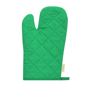 Guanto da forno in cotone con protezione in gomma KINIX MKT21686 - Verde