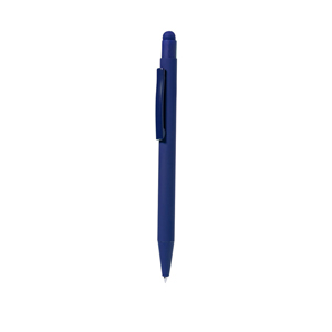 Penna con accessorio touch REFFEL, personalizzabile con logo MKT21784 - Blu Navy