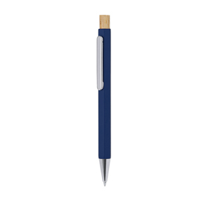 Penna personalizzabile NEGLYR, in alluminio riciclato  MKT21788 - Blu Navy