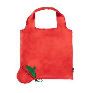 Shopper pieghevole ecologica personalizzata CHENRY MKT21826 - Pomodoro