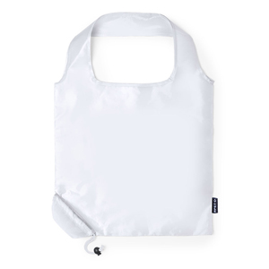 Shopper pieghevole personalizzate BRALAM MKT21827 - Bianco