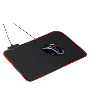 Tappetino mouse da gaming personalizzato HIGGINS MKT21861 - Nero