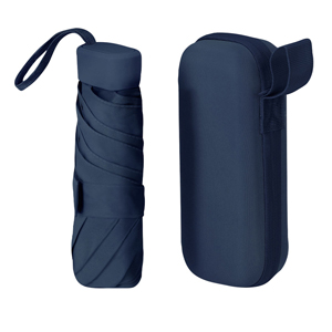 Ombrelli pieghevole personalizzati, da borsetta antivento diam 90cm OTTIS MKT21879 - Blu Navy