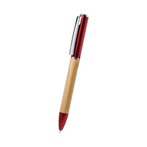 Penna con torcia TELNAY, personalizzabile con logo MKT21905 - Rosso