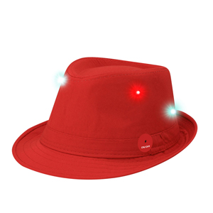 Cappello da festa con luci multicolore ENZOX MKT21918 - Rosso