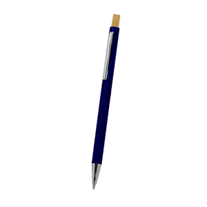 Penna con dettagli in bamboo personalizzata ZUKRY MKT21919 - Blu Navy