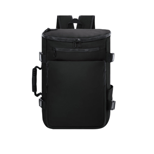 Zaini urban personalizzati, in PU, con porta laptop 15 pollici, RIGAN
 MKT21934 - Nero