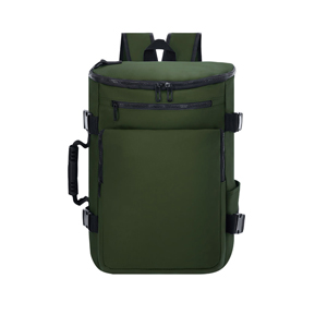 Zaini urban personalizzati, in PU, con porta laptop 15 pollici, RIGAN
 MKT21934 - Verde