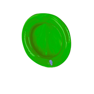 Frisbee gonfiabile personalizzabile ZALOX MKT21937 - Verde