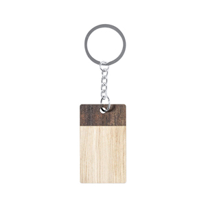 Portachiavi personalizzato in legno RUHEN MKT2686 - Neutro
