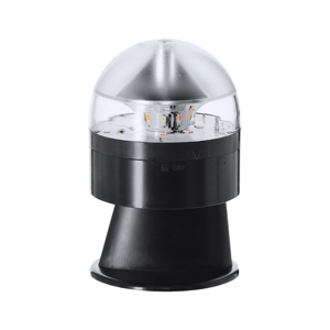 Luce emergenza v16 geolocalizzata con 8 led lampeggianti BUSBY MKT2764 - Nero