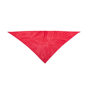 Bandana personalizzata triangolare personalizzata in poliestere PLUS MKT3029 - Rosso