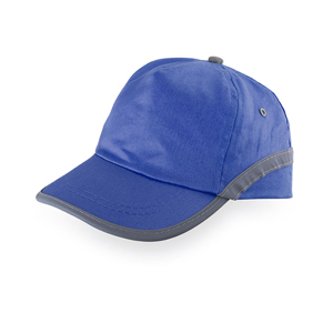 Cappellino baseball personalizzato catarifrangente in cotone TAREA MKT3120 - Blu