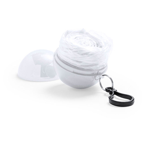 Poncho in portachiavi sferico da bambino RANY MKT3149 - Bianco