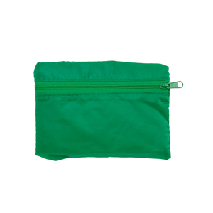 Shopper pieghevole in astuccio con zip KIMA MKT3184 - Verde