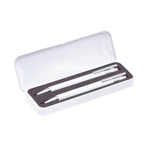 Penna e portamine in gift set SHERIDAN MKT3338 - Bianco