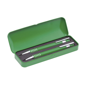 Penna e portamine in gift set SHERIDAN MKT3338 - Verde