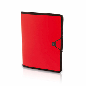 Cartelletta porta documenti con elastico con blocco incluso COLUMBYA MKT3519 - Rosso
