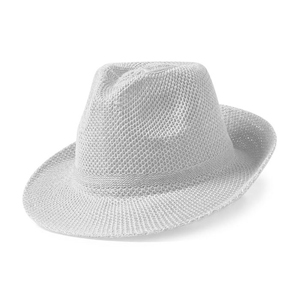 Cappello in paglia Sintetica personalizzato TIMBU MKT3574 - Grigio