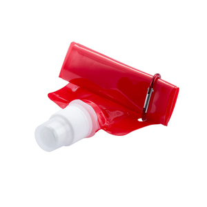 Borraccia pieghevole 400 ml BOXTER MKT3584 - Rosso