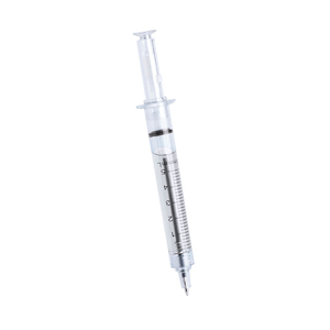 Penna personalizzata a forma di siringa MEDIC MKT3708 - Trasparente