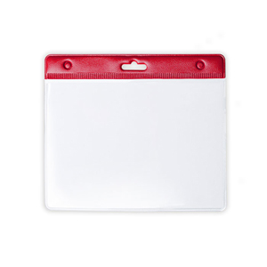 Porta badge trasparente ALTER MKT4344 - Rosso