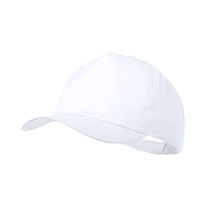 Cappellino baseball personalizzato per sublimazione 5 pannelli SODEL MKT4479 - Bianco