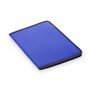 Cartella porta documenti con blocco incluso ROFTEL MKT4516 - Blu