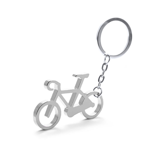Portachiavi a forma bicicletta CICLEX MKT4589 - Platino
