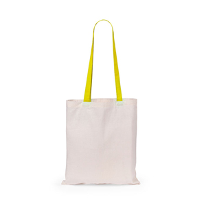 Shopping bag personalizzata in cotone 105gr cm 37x41 FUZOX MKT4621 - Giallo