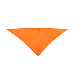Bandana personalizzata triangolare personalizzata in poliestere KOZMA MKT4834 - Arancio