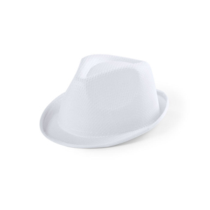 Cappello in paglia sintetica per feste da bambino TOLVEX MKT4838 - Bianco