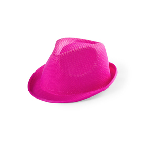 Cappello in paglia sintetica per feste da bambino TOLVEX MKT4838 - Fucsia