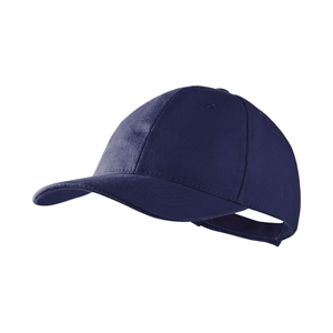 Cappello baseball personalizzato in cotone 6 pannelli RITTEL MKT4902 - Blu Navy