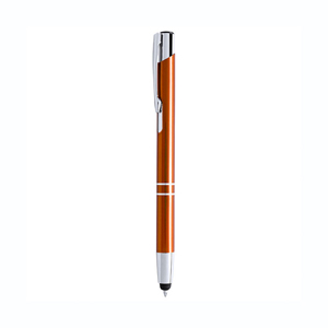 Penna in alluminio con touch screen MITCH MKT5121 - Arancio