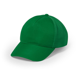 Cappellino baseball personalizzabile in microfibra 5 pannelli KARIF MKT5227 - Verde