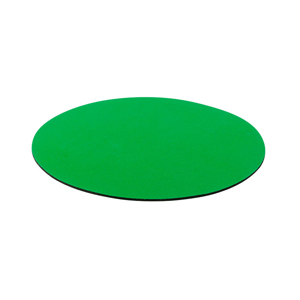 Tappetino mouse personalizzato rotondo in poliestere ROLAND MKT5520 - Verde