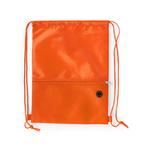 Zainetto sacca personalizzato con tasca e uscita per auricolari BICALZ MKT5588 - Arancio