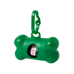 Erogatore sacchetti per cane con 15 sacchetti RUCIN MKT5641 - Verde