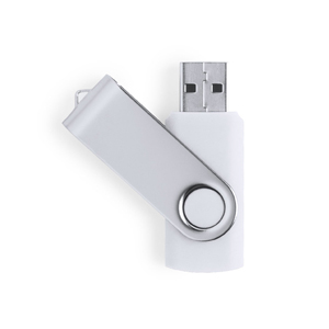 USB memory personalizzate, tipo twist YEMIL 32GB MKT6052 - Bianco