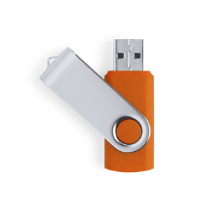 USB memory personalizzate, tipo twist YEMIL 32GB MKT6052 - Arancio