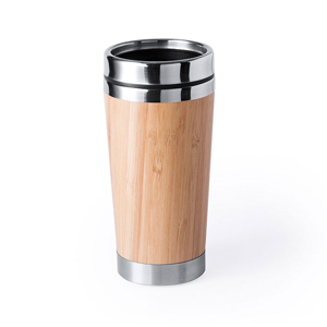 Bicchiere termico in bamboo 500 ml ARISTON MKT6170 - Neutro