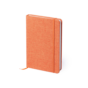 Quaderno personalizzato con copertina in poliestere TALFOR MKT6193 - Arancio