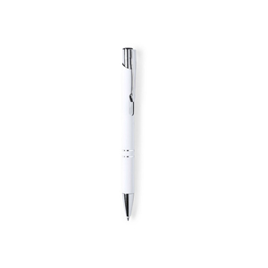 Penna a sfera in alluminio ZROMEN MKT6366 - Bianco