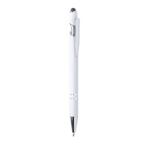 Penna in alluminio con touch screen LEKOR MKT6367 - Bianco